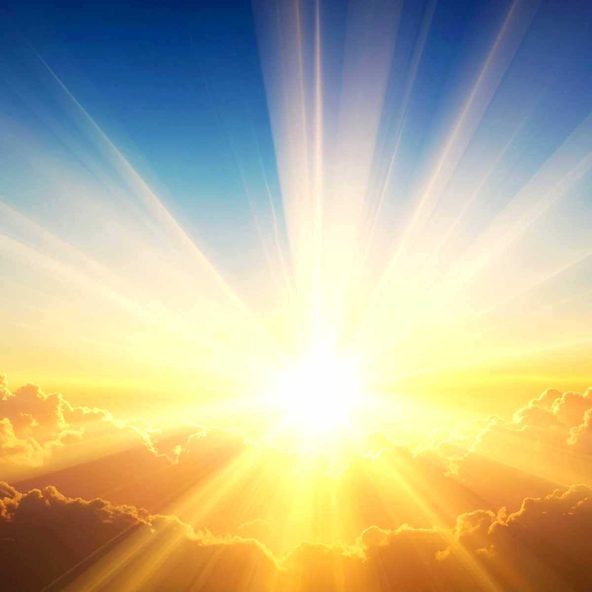Sun in clouds