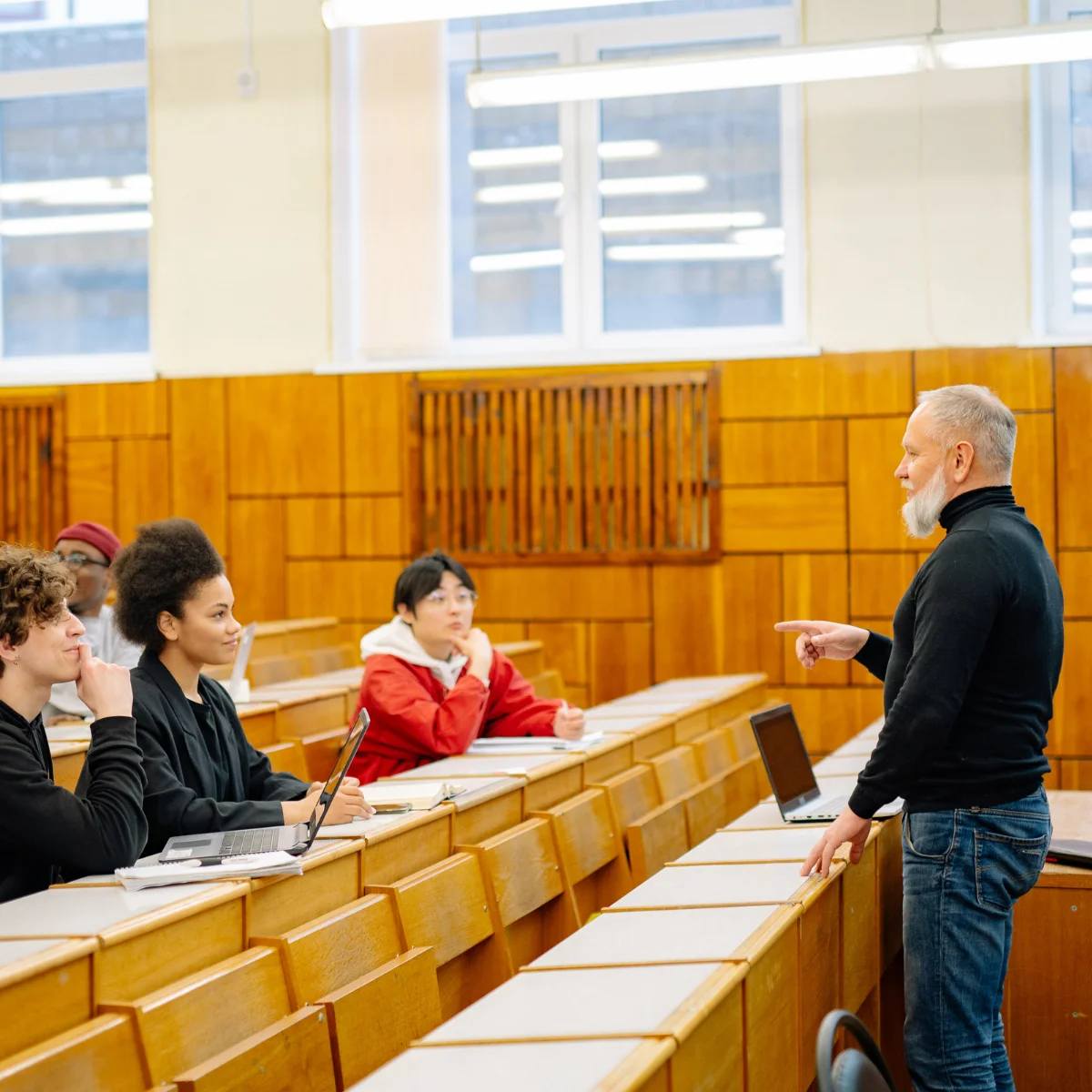 Italian university lecture
