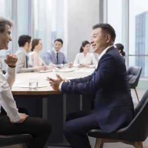 Mandarin spoken in a meeting