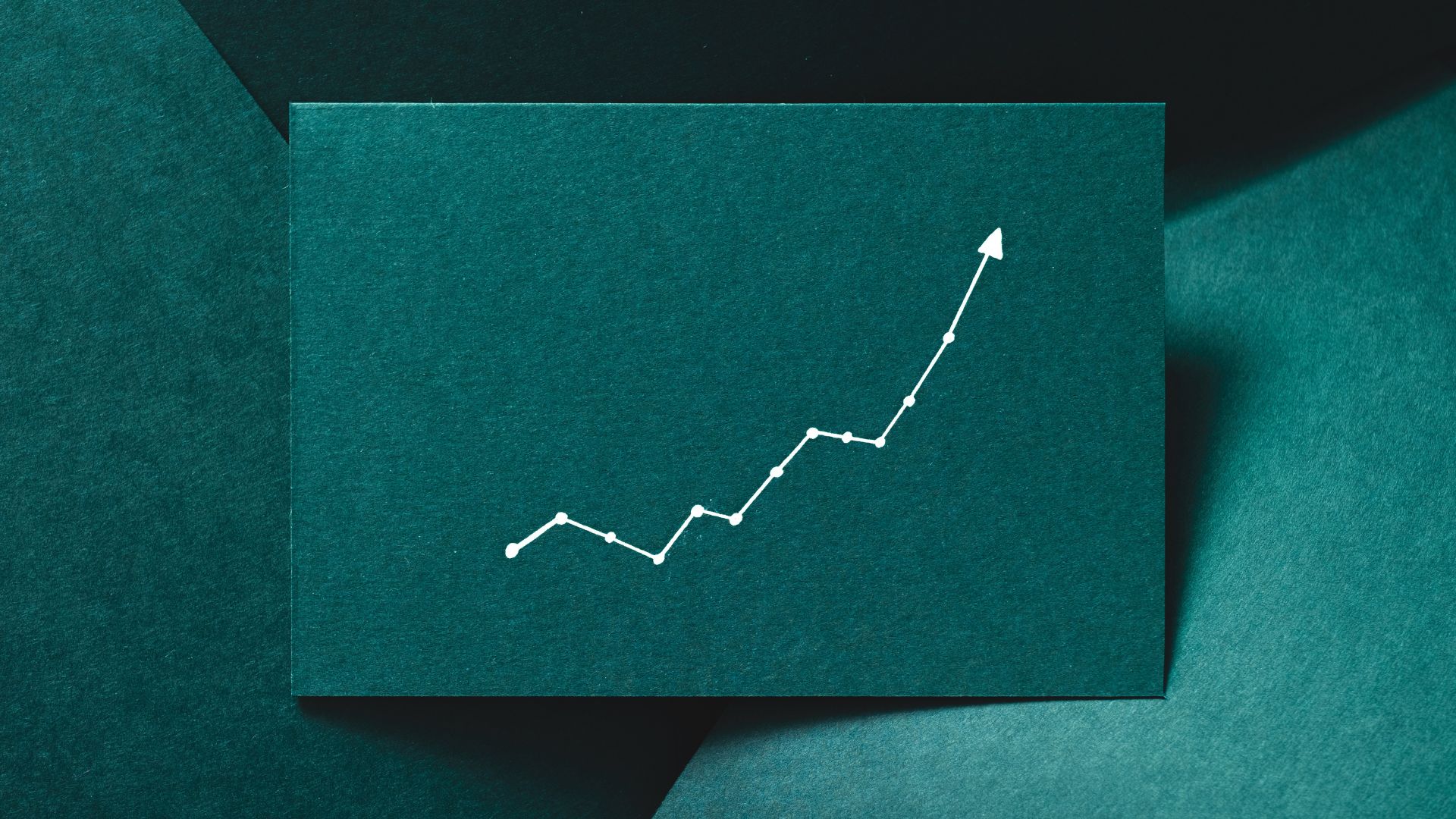 a chart showing an increase